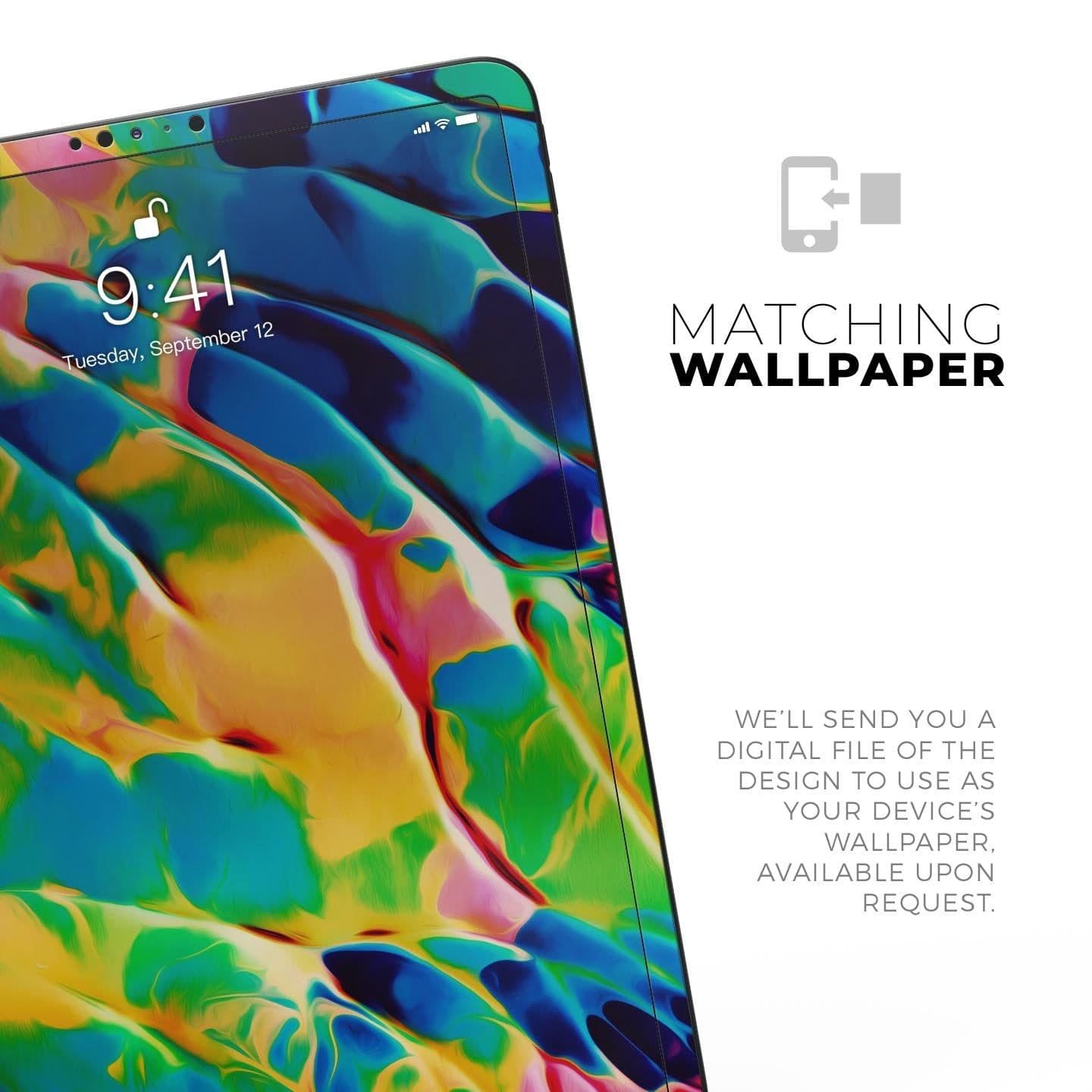 image-Blurred Abstract Flow V25 - Full Body Skin Decal for the Apple iPad