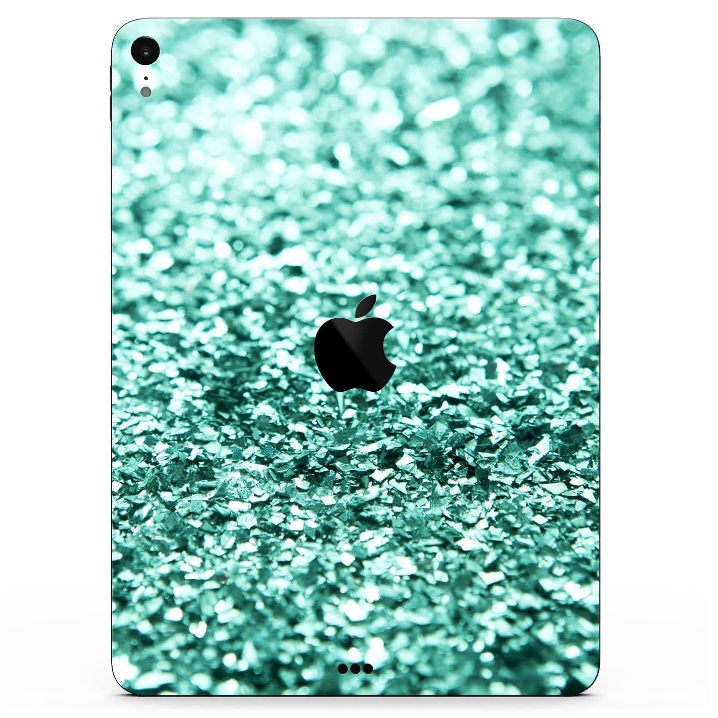 image-Aqua Green Glimmer - Full Body Skin Decal for the Apple iPad Pro