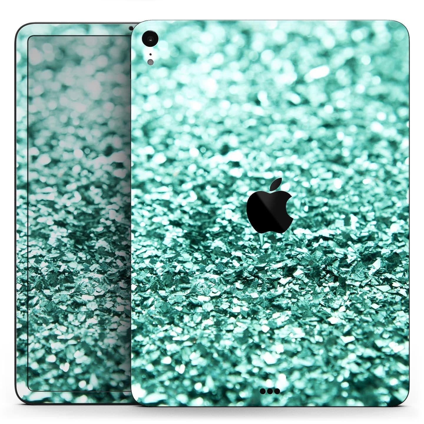image-Aqua Green Glimmer - Full Body Skin Decal for the Apple iPad Pro