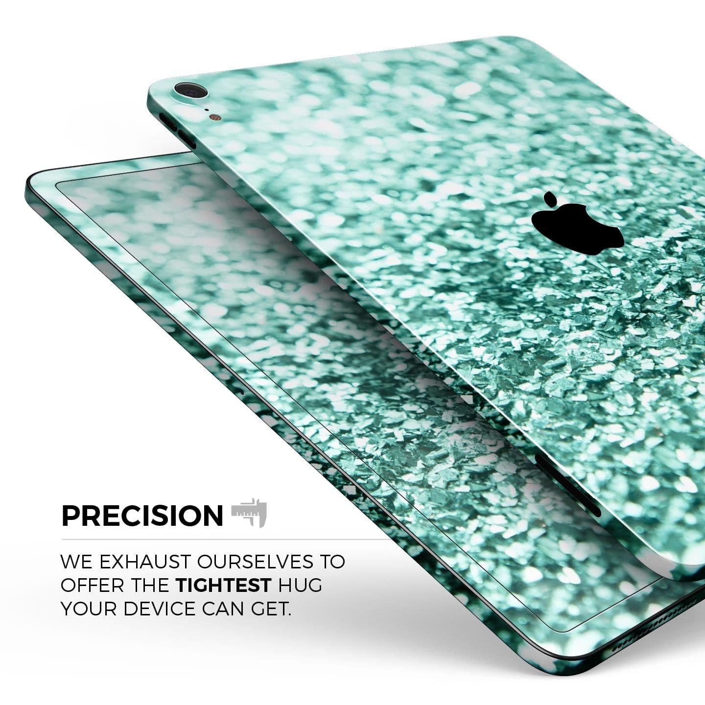 image-Aqua Green Glimmer - Full Body Skin Decal for the Apple iPad Pro