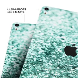 image-Aqua Green Glimmer - Full Body Skin Decal for the Apple iPad Pro