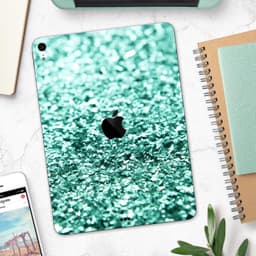 image-Aqua Green Glimmer - Full Body Skin Decal for the Apple iPad Pro