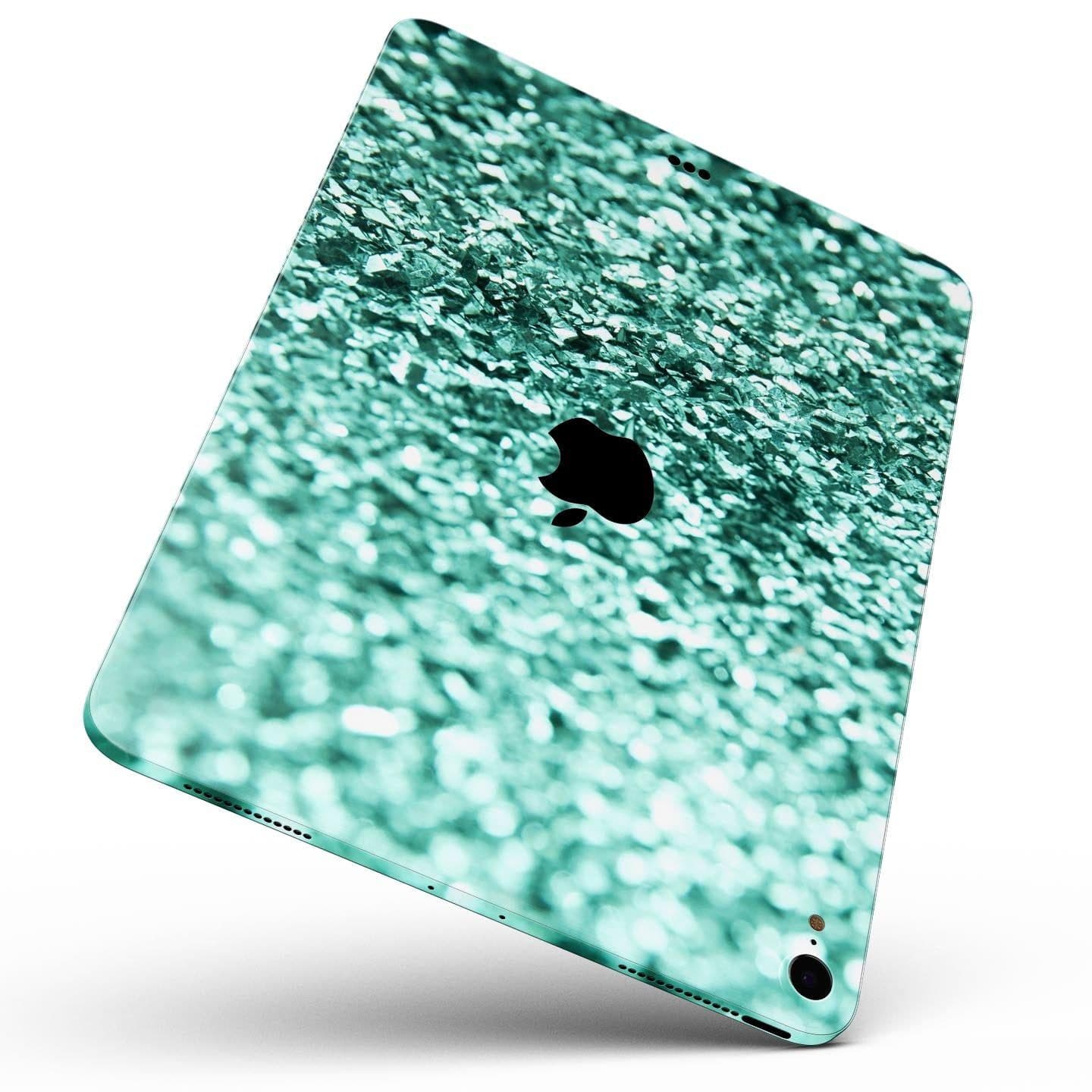 image-Aqua Green Glimmer - Full Body Skin Decal for the Apple iPad Pro