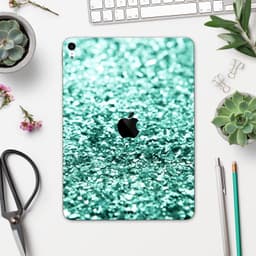 image-Aqua Green Glimmer - Full Body Skin Decal for the Apple iPad Pro