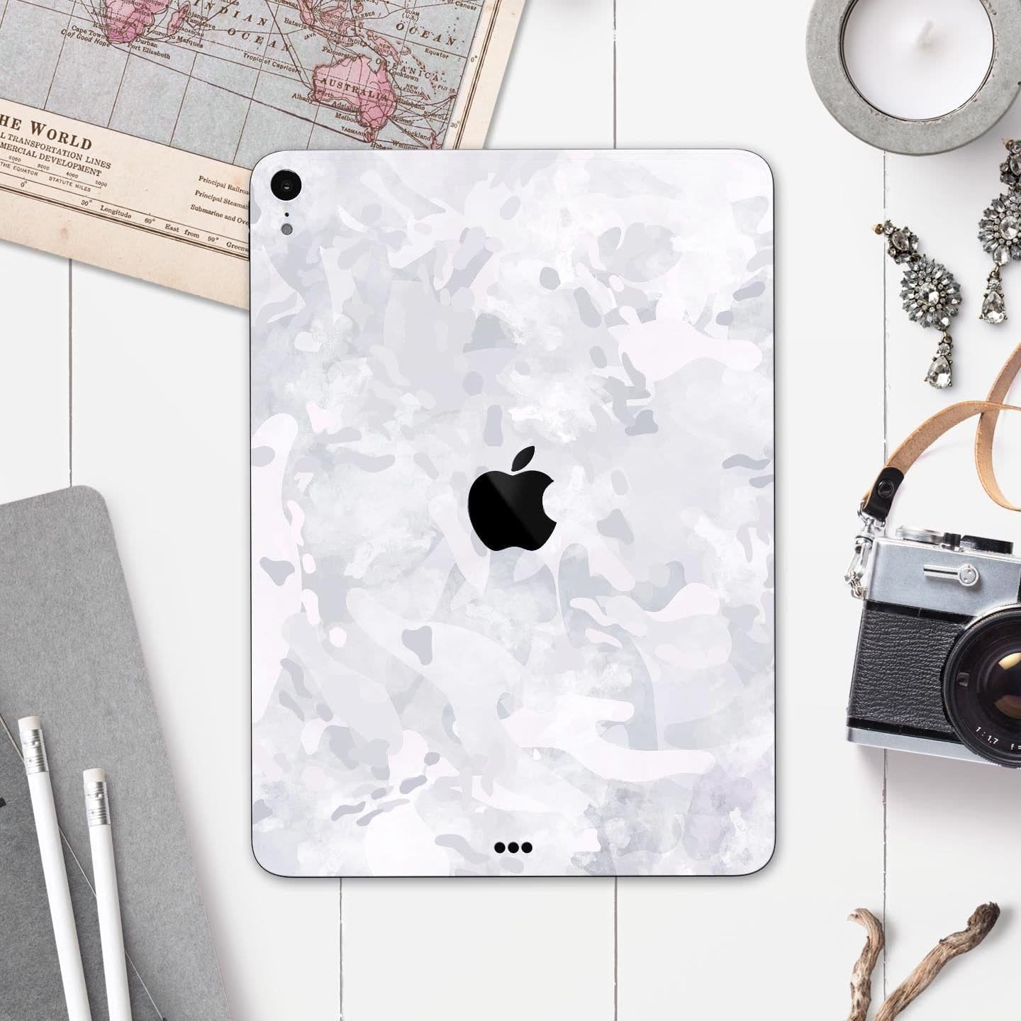 image-Desert Winter Camouflage V3 - Full Body Skin Decal for the Apple iPad