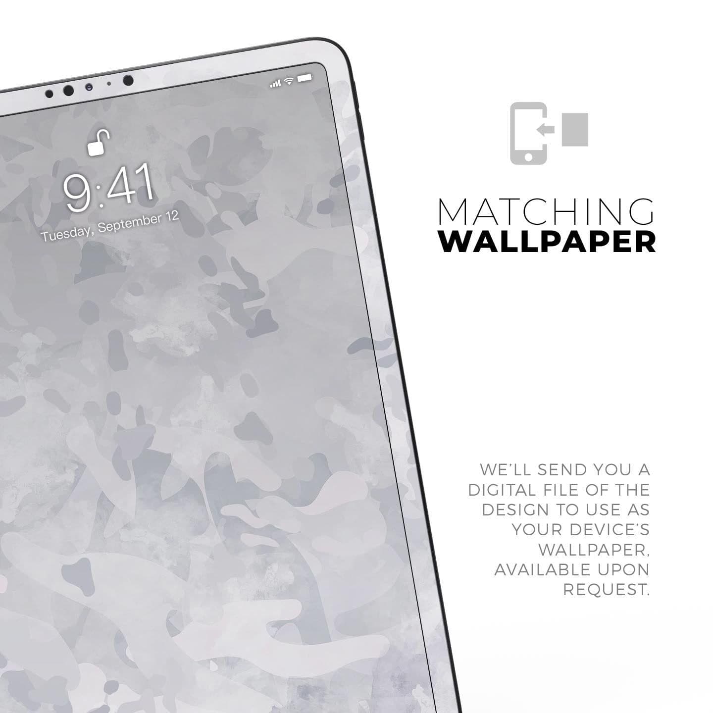 image-Desert Winter Camouflage V3 - Full Body Skin Decal for the Apple iPad