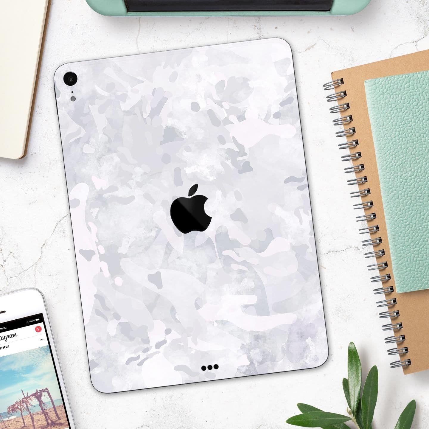 image-Desert Winter Camouflage V3 - Full Body Skin Decal for the Apple iPad