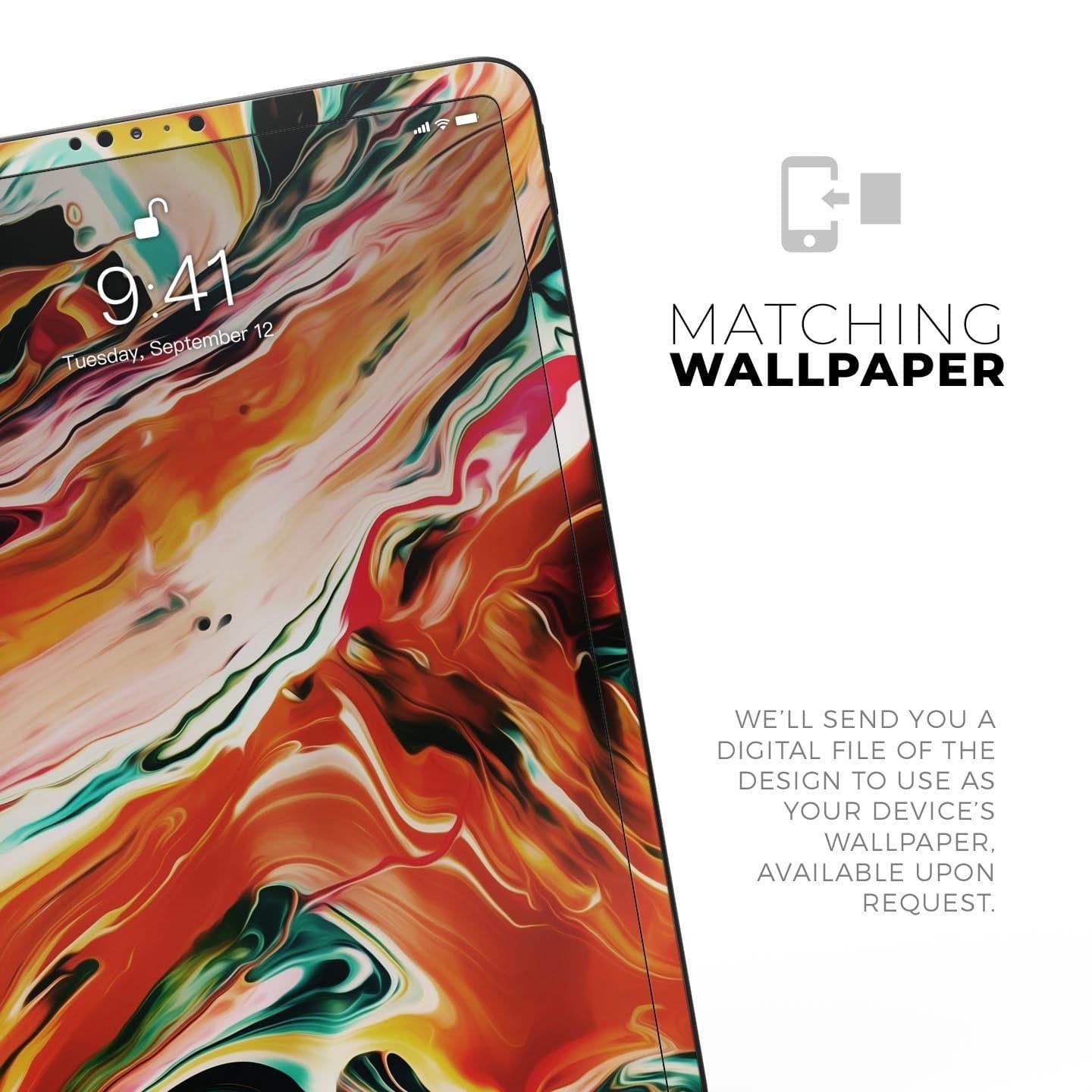 image-Blurred Abstract Flow V26 - Full Body Skin Decal for the Apple iPad