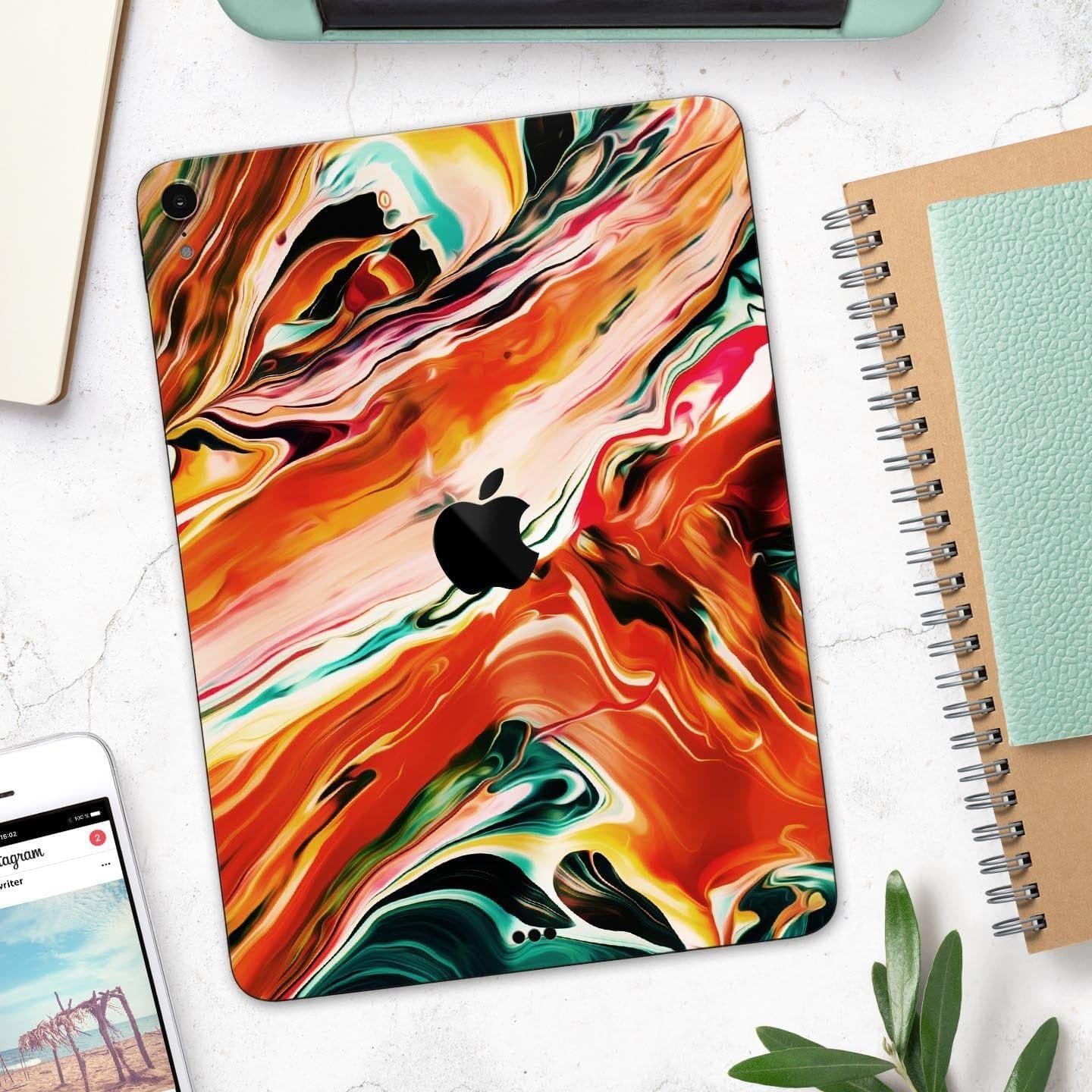 image-Blurred Abstract Flow V26 - Full Body Skin Decal for the Apple iPad