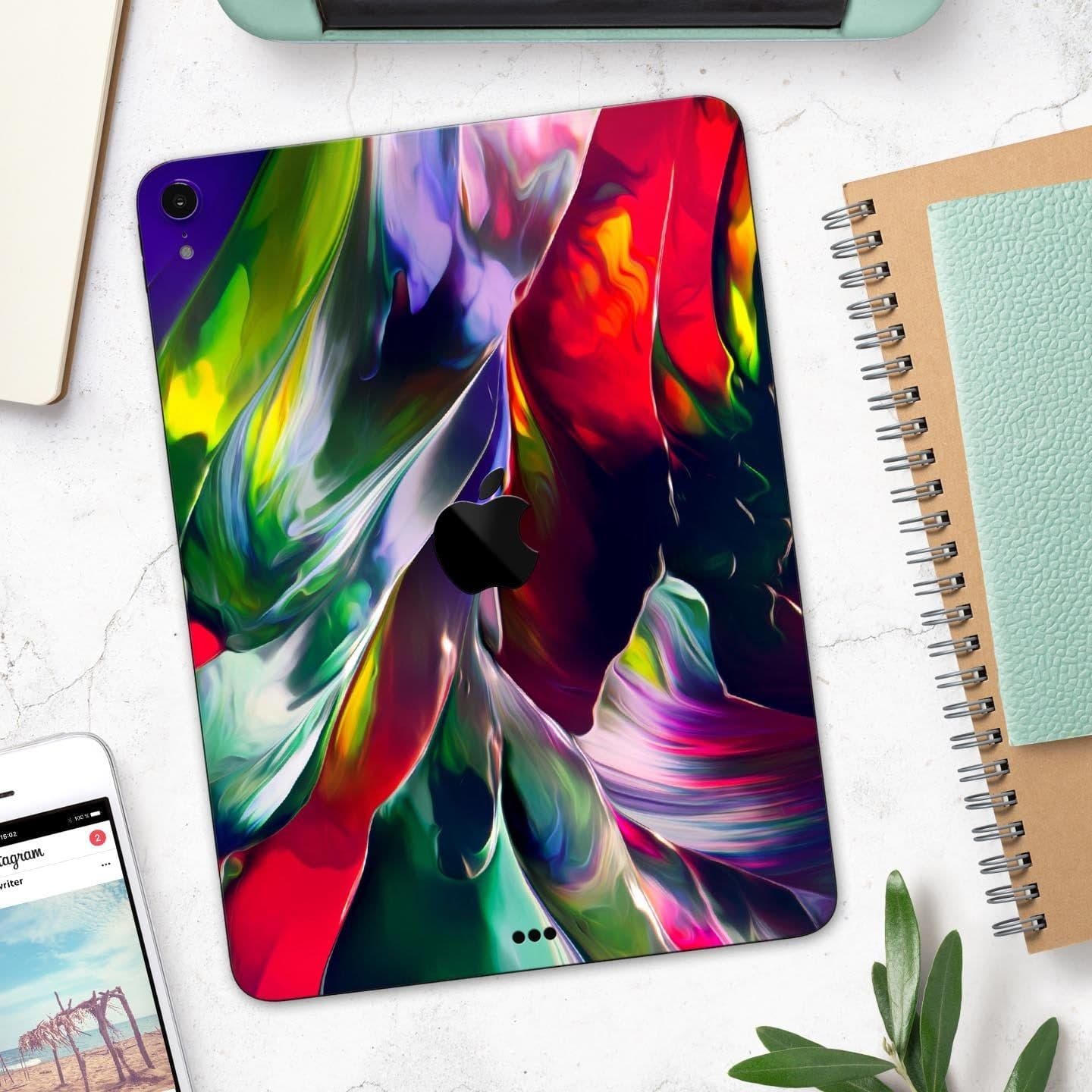 image-Blurred Abstract Flow V57 - Full Body Skin Decal for the Apple iPad