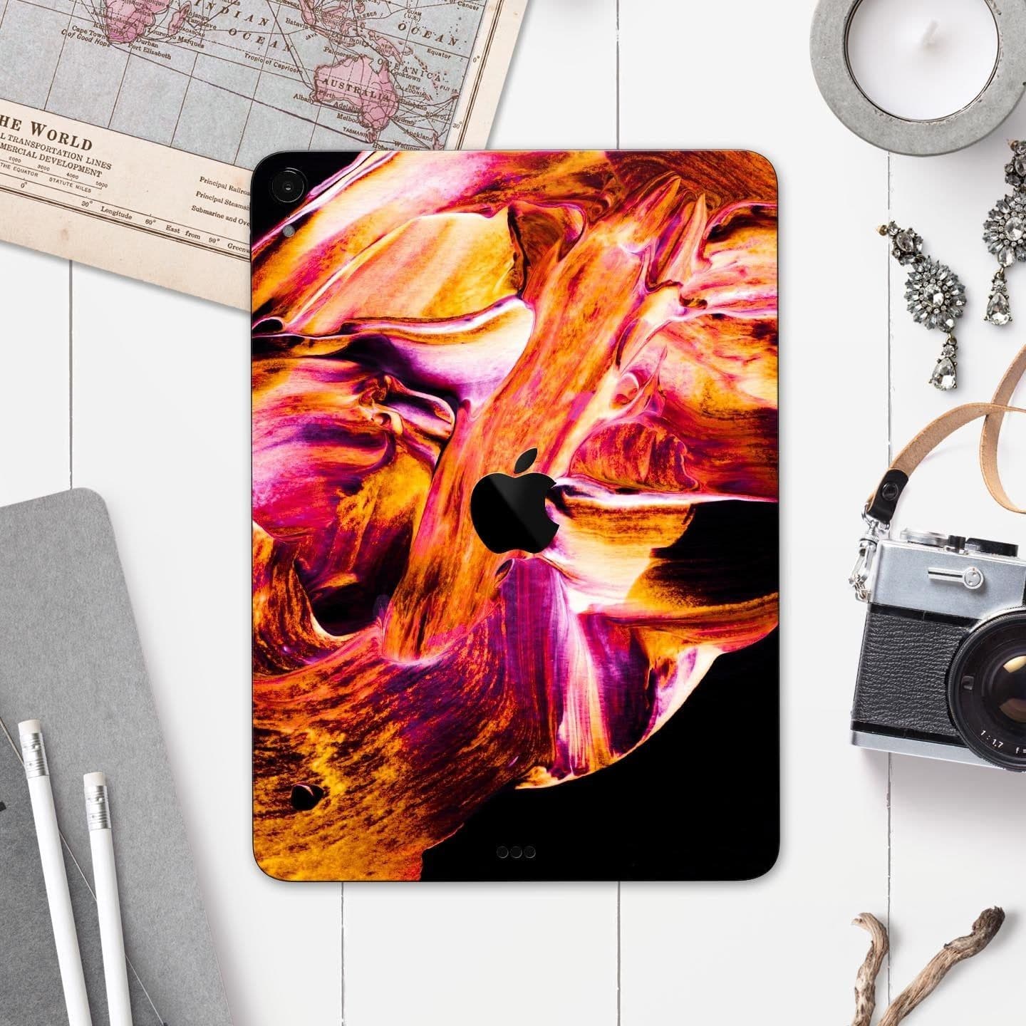 image-Liquid Abstract Paint V47 - Full Body Skin Decal for the Apple iPad