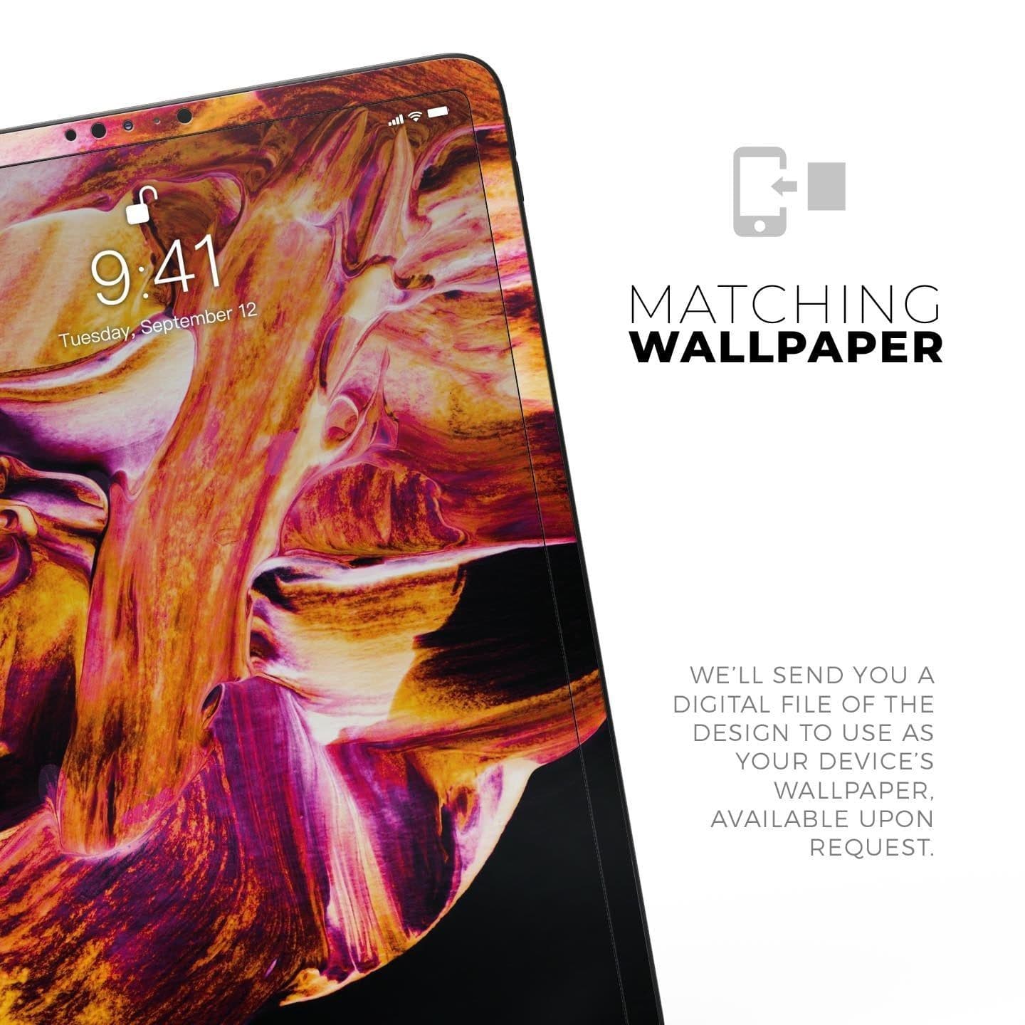 image-Liquid Abstract Paint V47 - Full Body Skin Decal for the Apple iPad