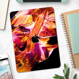 image-Liquid Abstract Paint V47 - Full Body Skin Decal for the Apple iPad