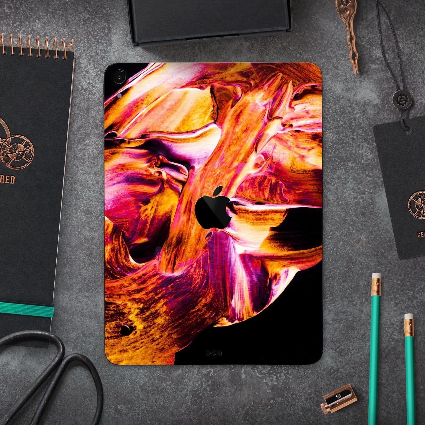 image-Liquid Abstract Paint V47 - Full Body Skin Decal for the Apple iPad