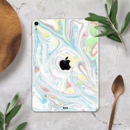 image-Marbleized Swirling Candy Colors - Full Body Skin Decal for the Apple