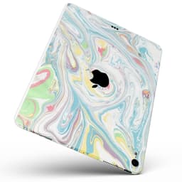 image-Marbleized Swirling Candy Colors - Full Body Skin Decal for the Apple