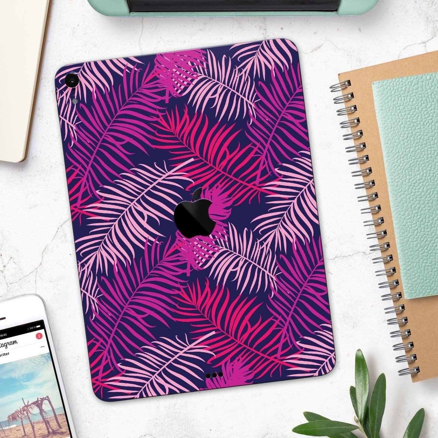 image-Purple Tropical - Full Body Skin Decal for the Apple iPad Pro 12.9",