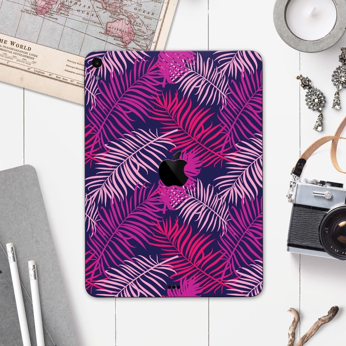 image-Purple Tropical - Full Body Skin Decal for the Apple iPad Pro 12.9",