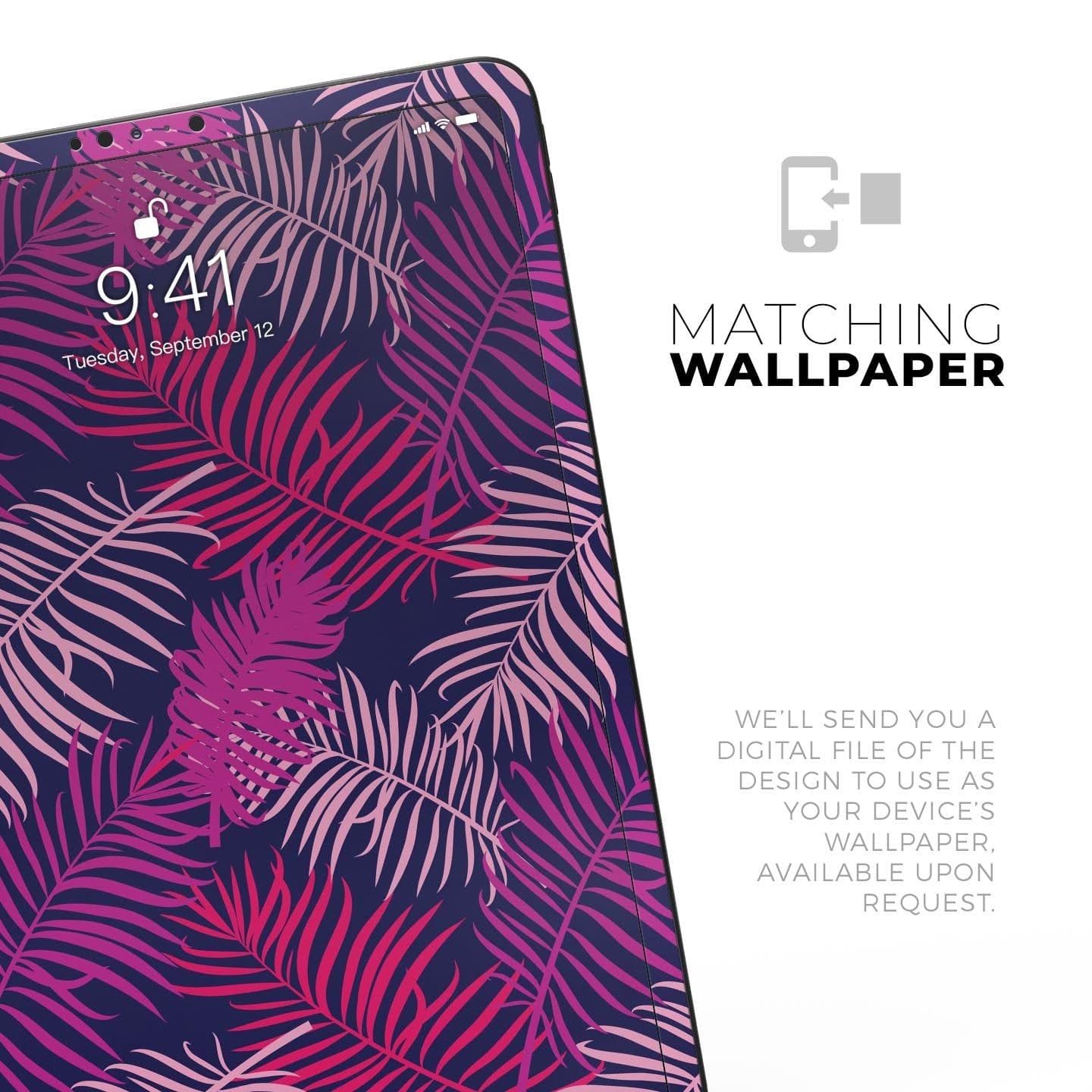 image-Purple Tropical - Full Body Skin Decal for the Apple iPad Pro 12.9",