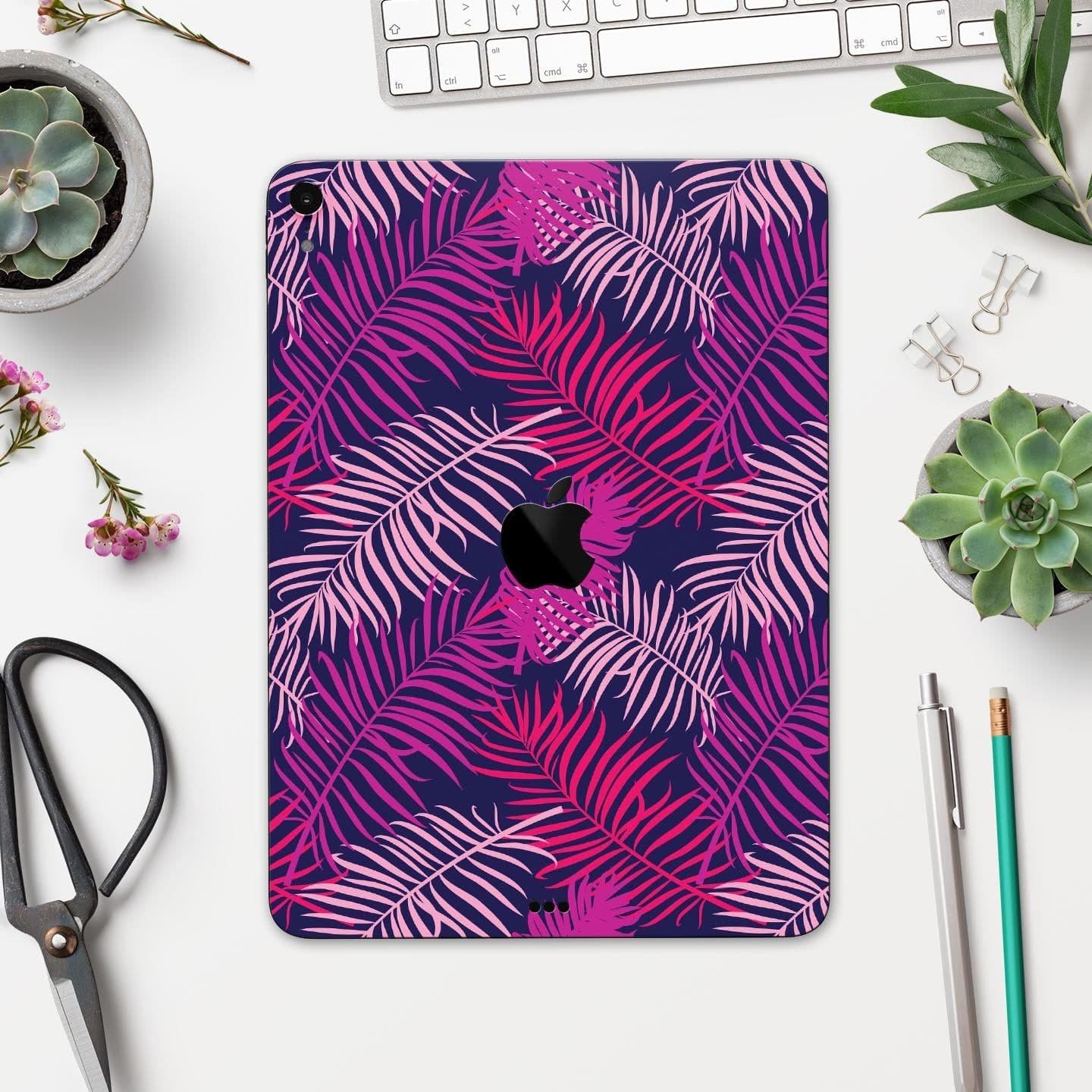image-Purple Tropical - Full Body Skin Decal for the Apple iPad Pro 12.9",