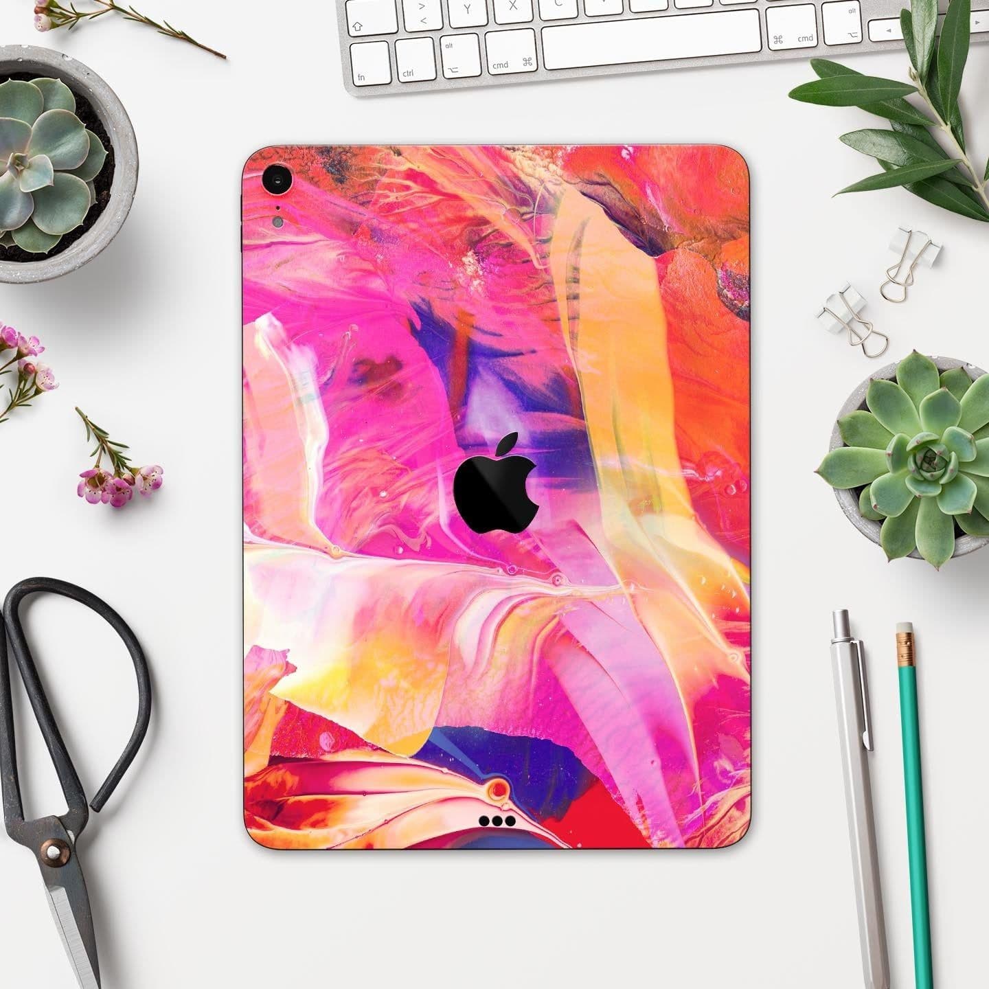 image-Liquid Abstract Paint Remix V68 - Full Body Skin Decal for the Apple