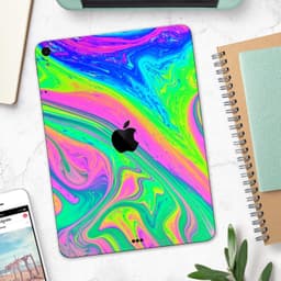 image-Neon Color Fushion V2 - Full Body Skin Decal for the Apple iPad Pro