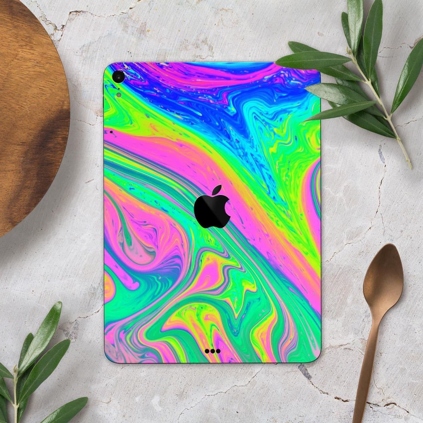 image-Neon Color Fushion V2 - Full Body Skin Decal for the Apple iPad Pro