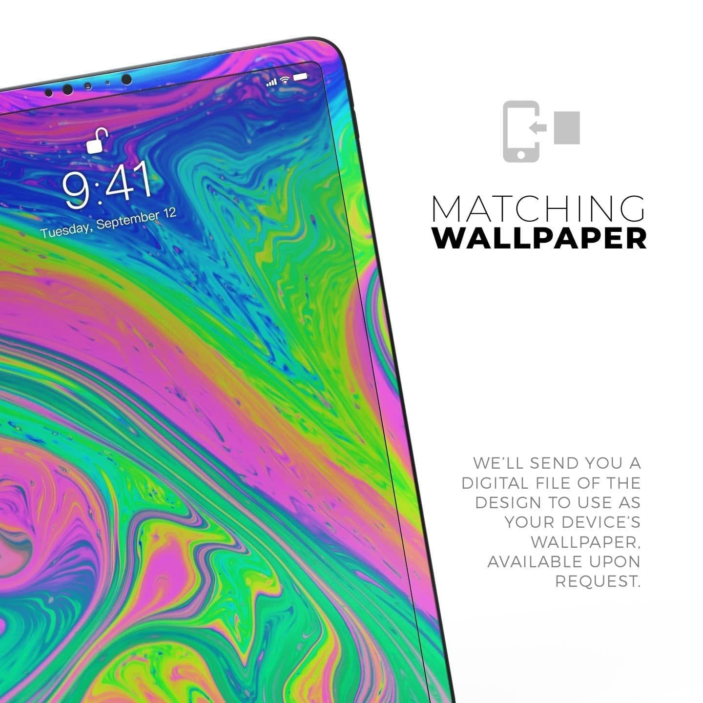 image-Neon Color Fushion V2 - Full Body Skin Decal for the Apple iPad Pro