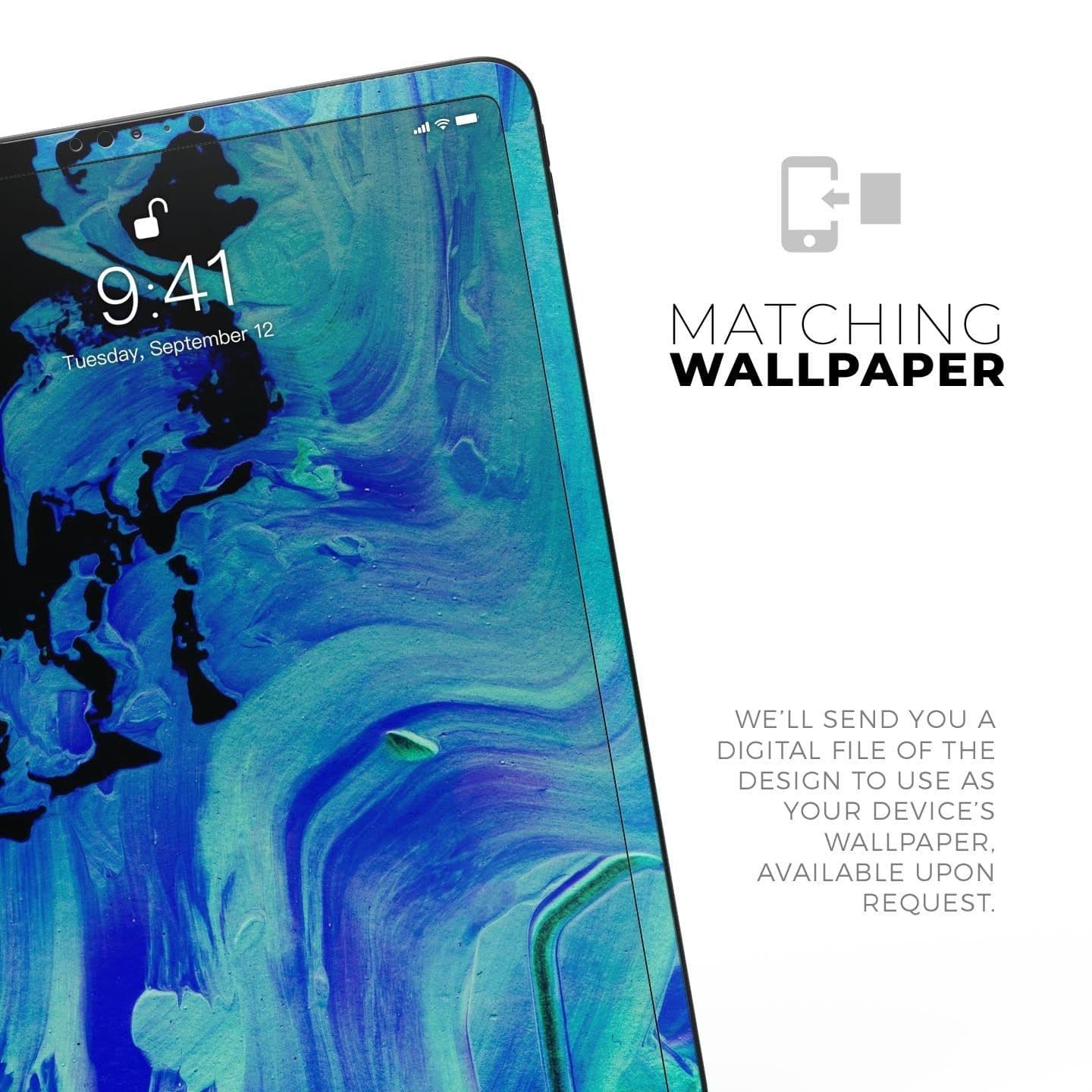 image-Liquid Abstract Paint V46 - Full Body Skin Decal for the Apple iPad