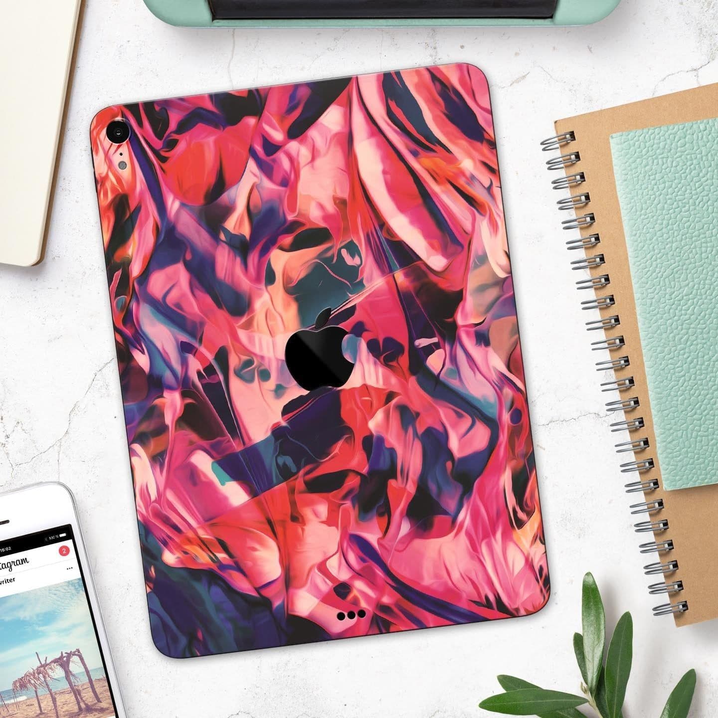 image-Liquid Abstract Paint Remix V35 - Full Body Skin Decal for the Apple
