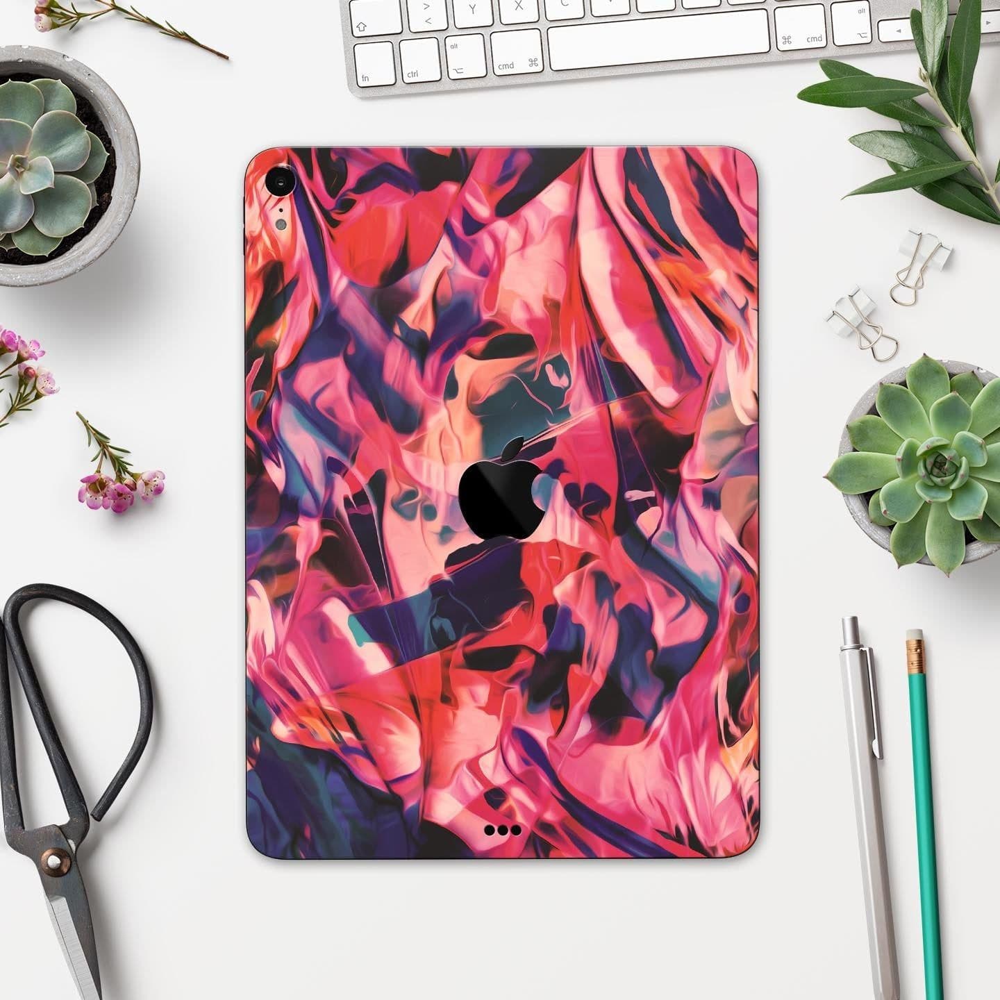 image-Liquid Abstract Paint Remix V35 - Full Body Skin Decal for the Apple