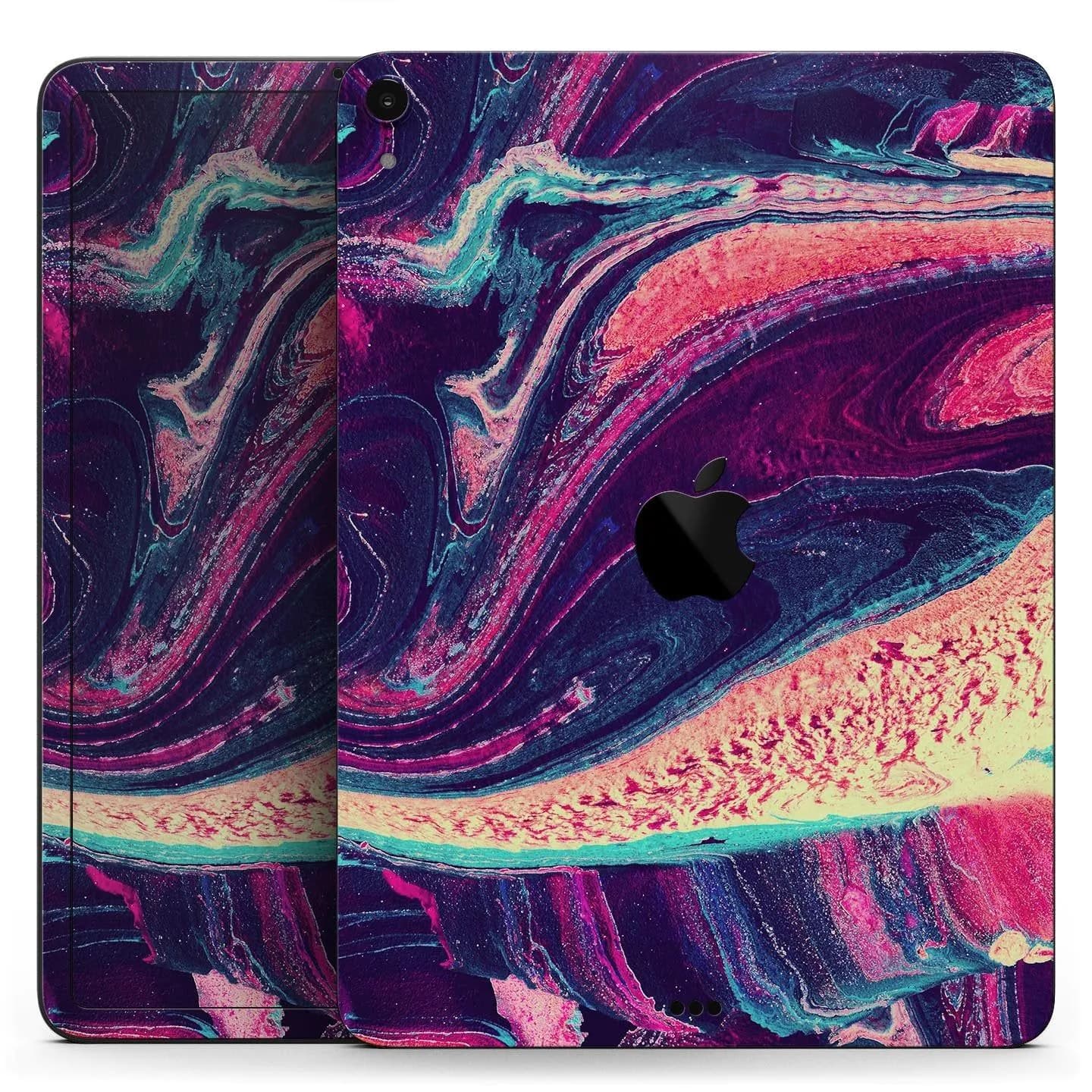 image-Liquid Abstract Paint Remix V15 - Full Body Skin Decal for the Apple