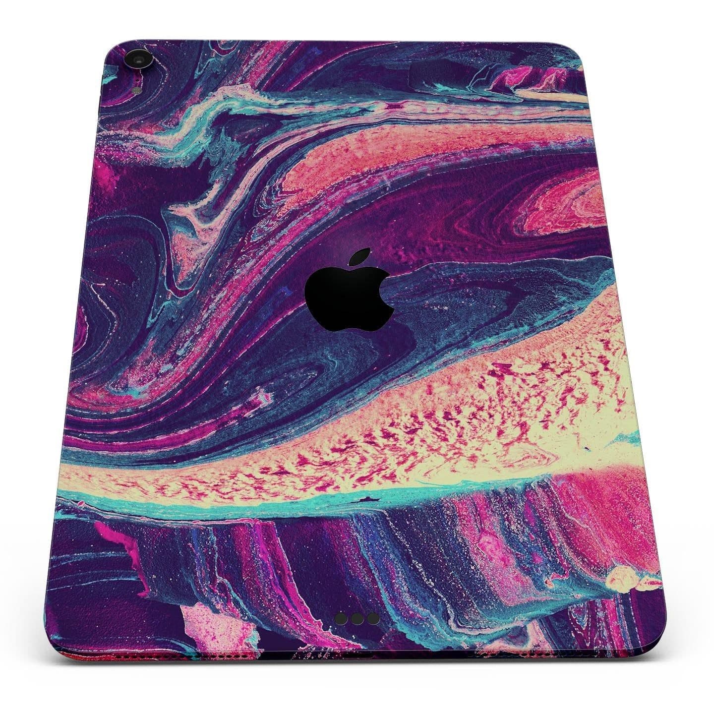 image-Liquid Abstract Paint Remix V15 - Full Body Skin Decal for the Apple