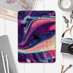 image-Liquid Abstract Paint Remix V15 - Full Body Skin Decal for the Apple