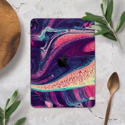 image-Liquid Abstract Paint Remix V15 - Full Body Skin Decal for the Apple