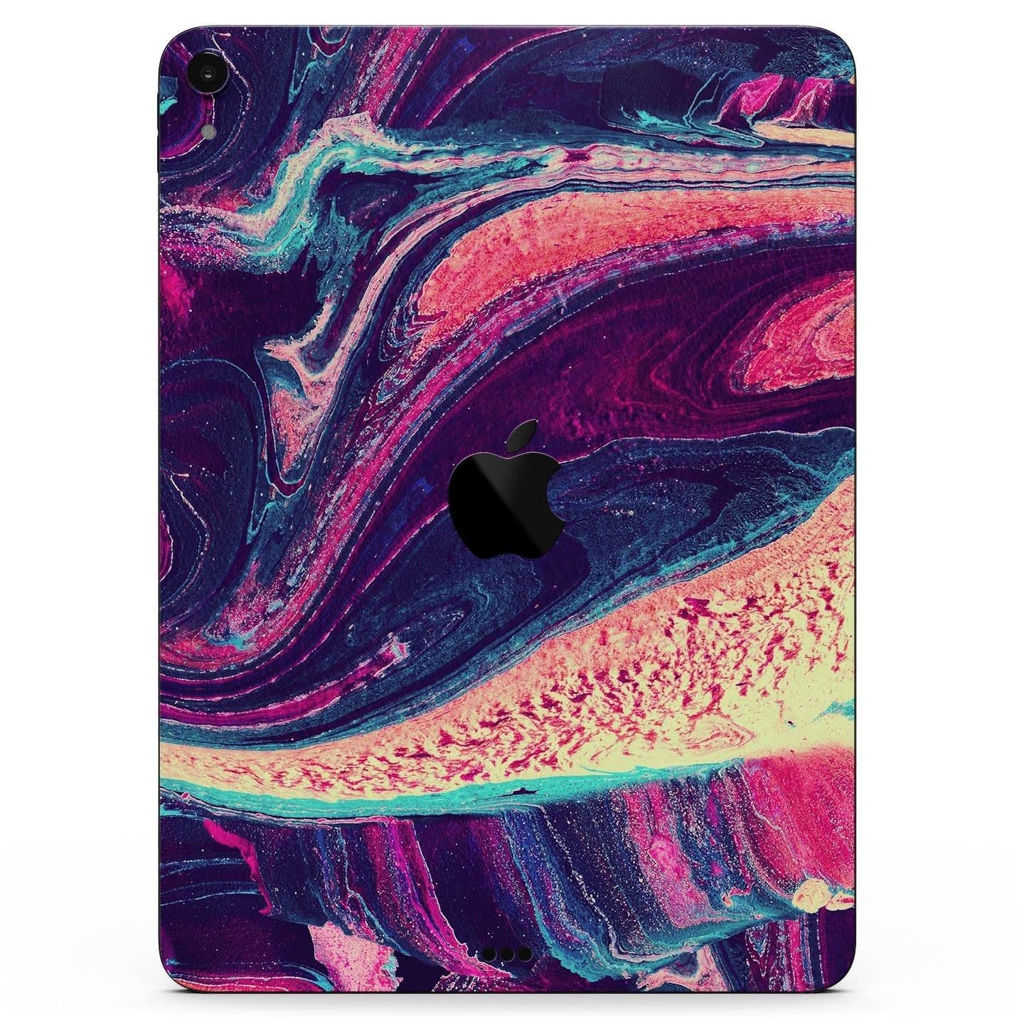 image-Liquid Abstract Paint Remix V15 - Full Body Skin Decal for the Apple