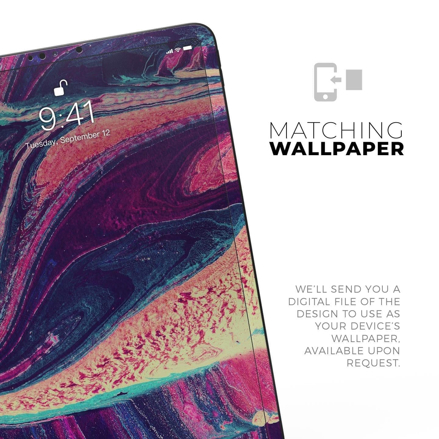 image-Liquid Abstract Paint Remix V15 - Full Body Skin Decal for the Apple