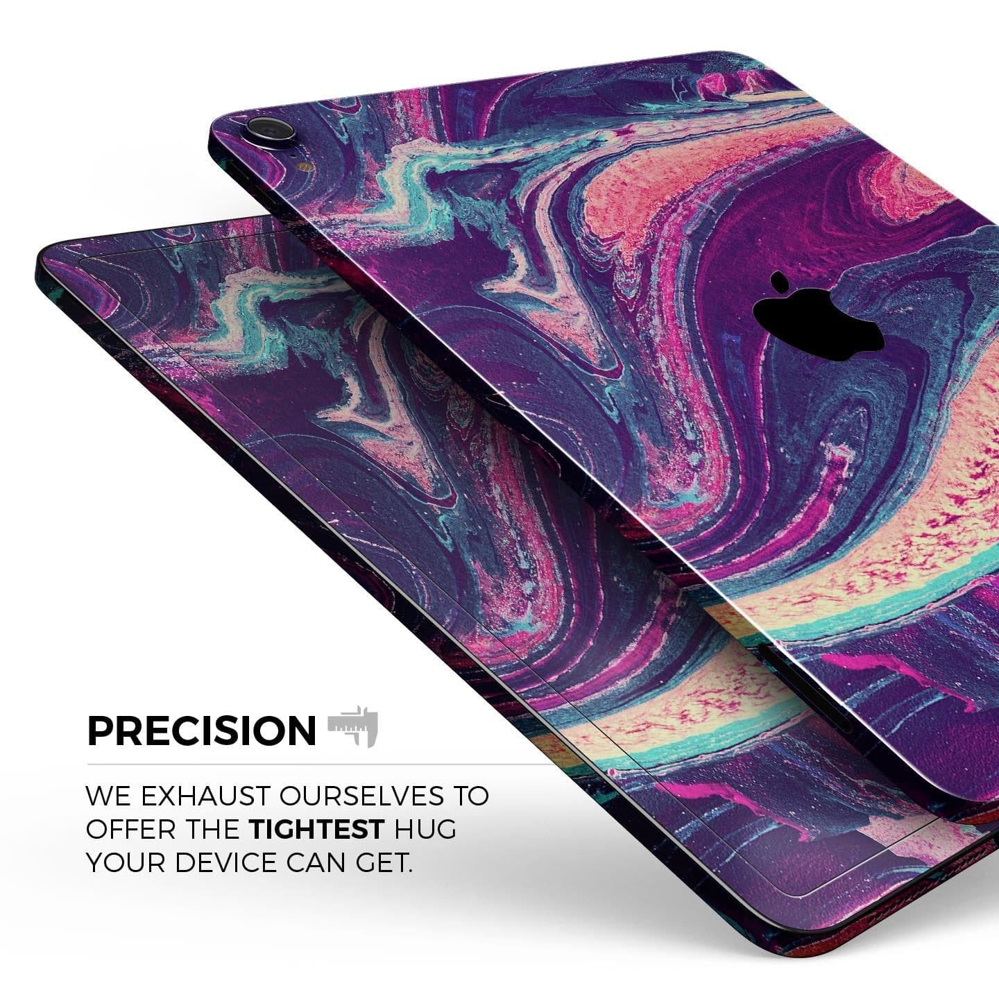 image-Liquid Abstract Paint Remix V15 - Full Body Skin Decal for the Apple