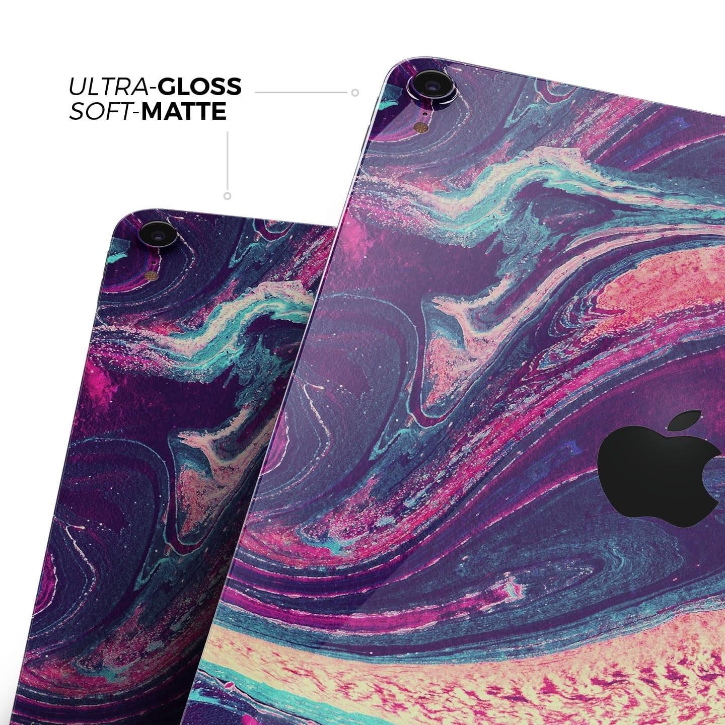 image-Liquid Abstract Paint Remix V15 - Full Body Skin Decal for the Apple