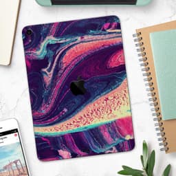 image-Liquid Abstract Paint Remix V15 - Full Body Skin Decal for the Apple