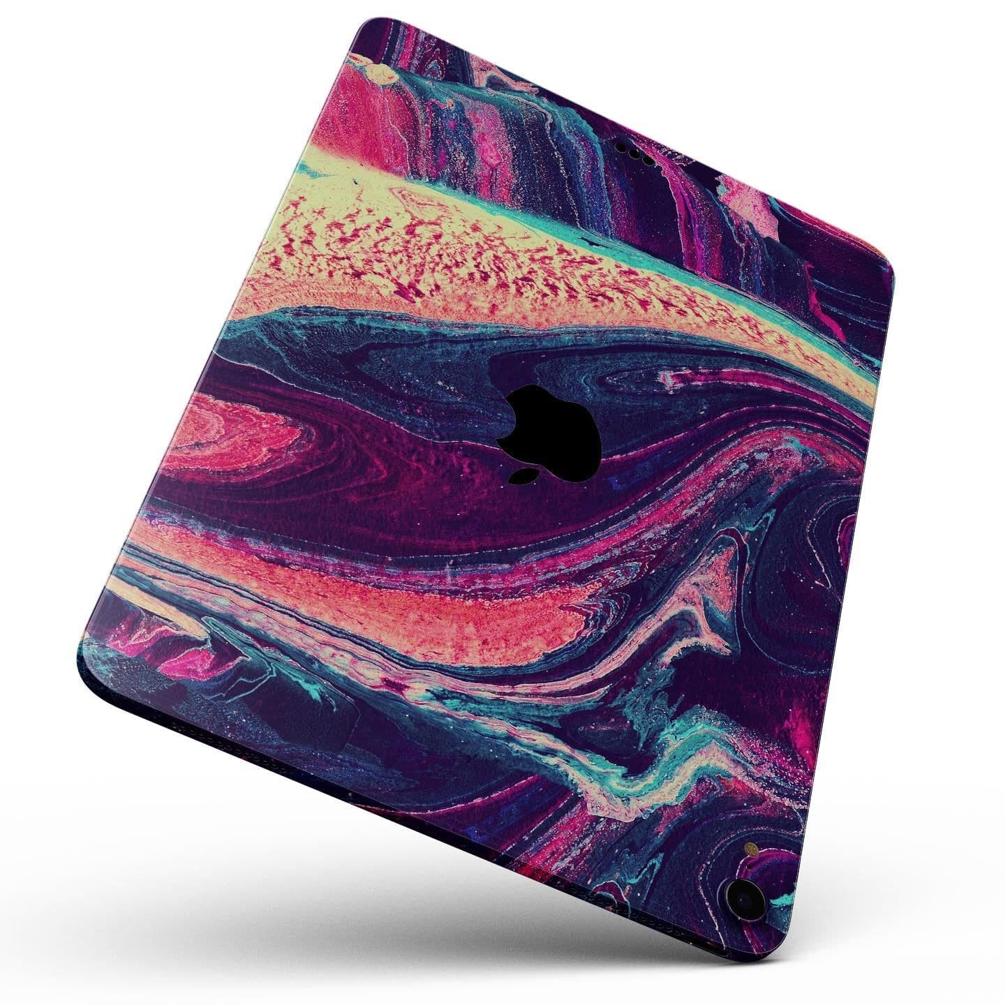 image-Liquid Abstract Paint Remix V15 - Full Body Skin Decal for the Apple