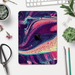 image-Liquid Abstract Paint Remix V15 - Full Body Skin Decal for the Apple