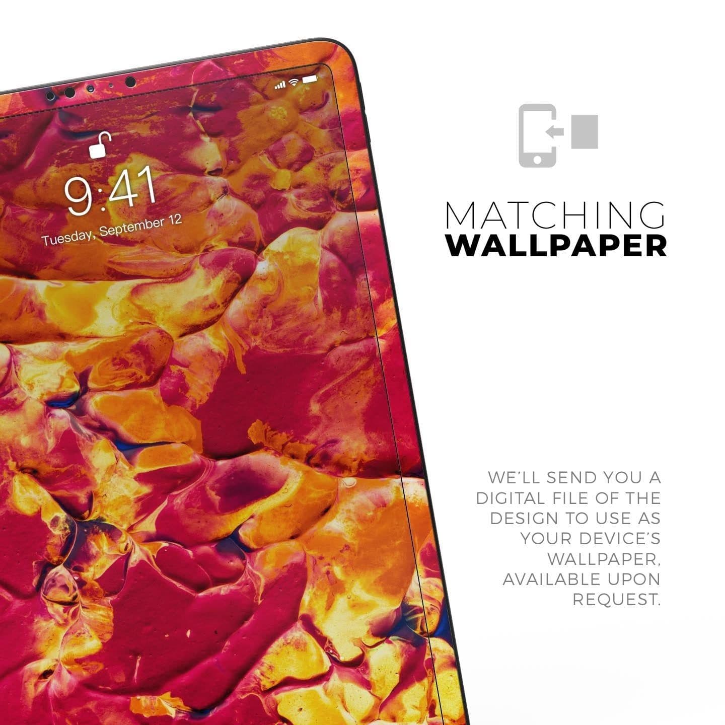 image-Liquid Abstract Paint V6 - Full Body Skin Decal for the Apple iPad Pro