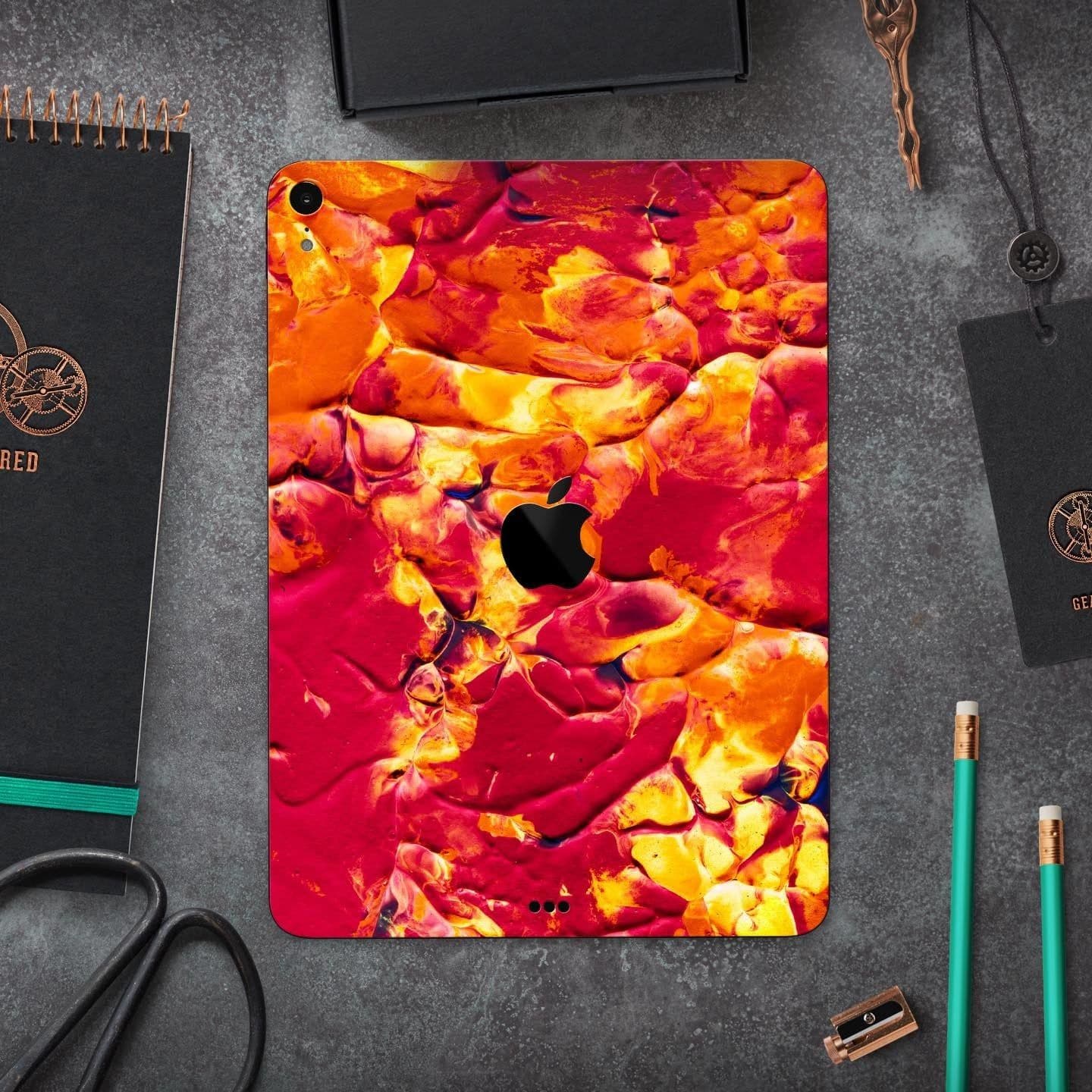 image-Liquid Abstract Paint V6 - Full Body Skin Decal for the Apple iPad Pro