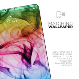 image-Neon Glowing Fumes - Full Body Skin Decal for the Apple iPad Pro