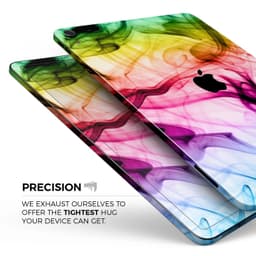 image-Neon Glowing Fumes - Full Body Skin Decal for the Apple iPad Pro
