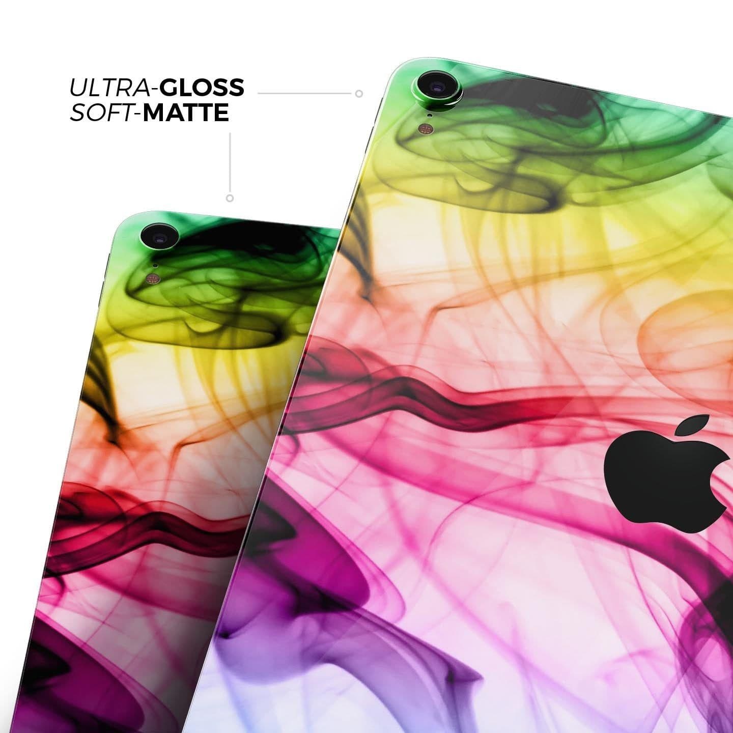 image-Neon Glowing Fumes - Full Body Skin Decal for the Apple iPad Pro