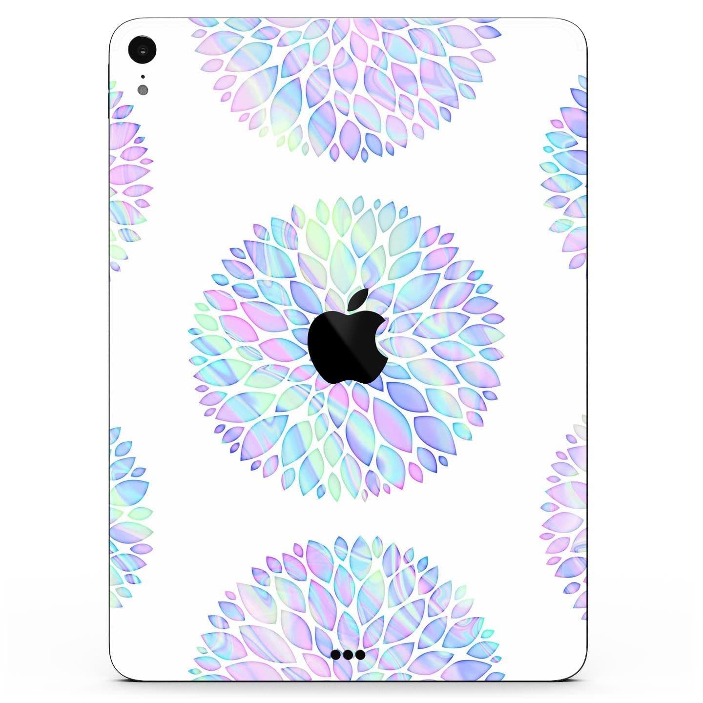 image-Iridescent Dahlia v5 - Full Body Skin Decal for the Apple iPad Pro