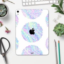 image-Iridescent Dahlia v5 - Full Body Skin Decal for the Apple iPad Pro