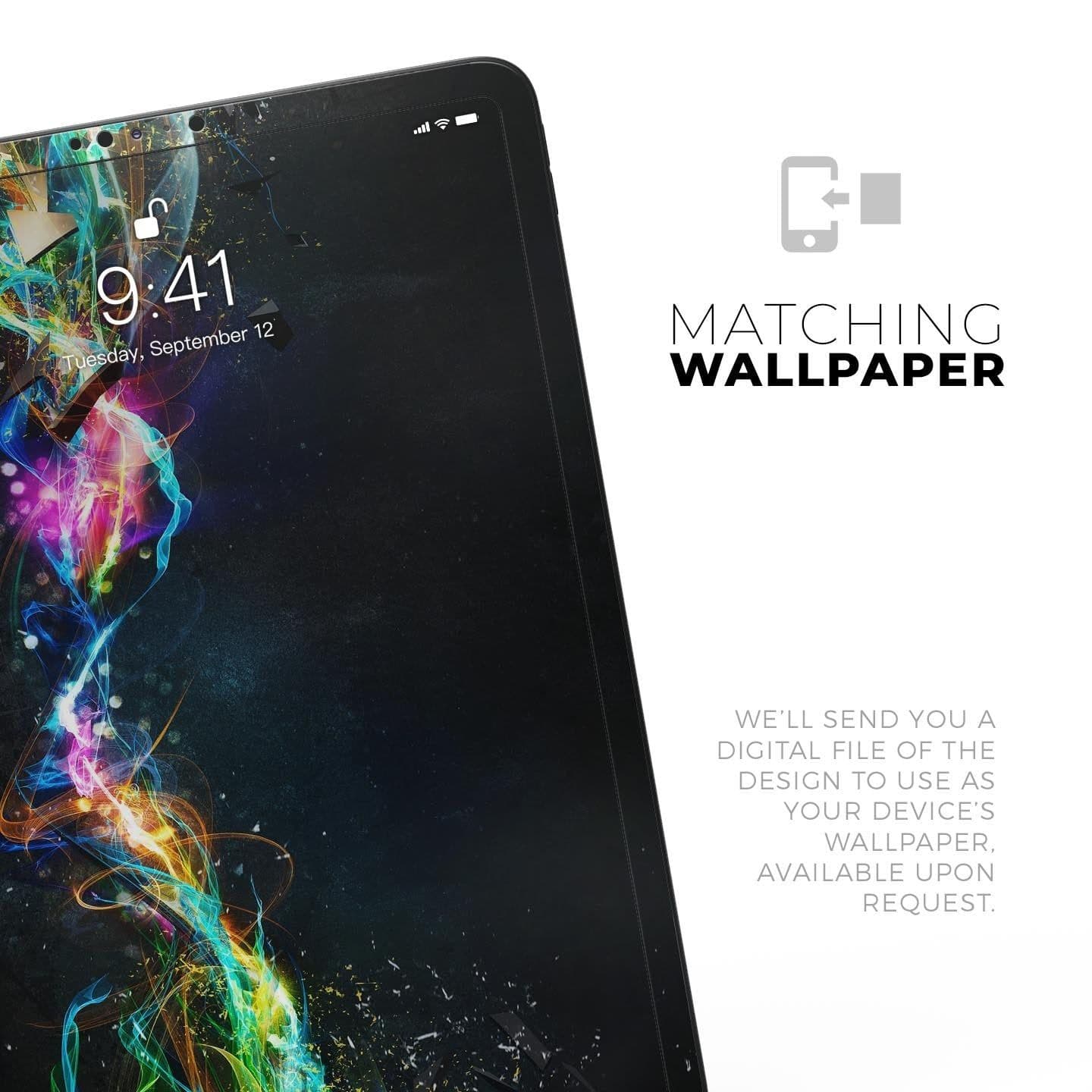 image-Neon Motion Lights - Full Body Skin Decal for the Apple iPad Pro
